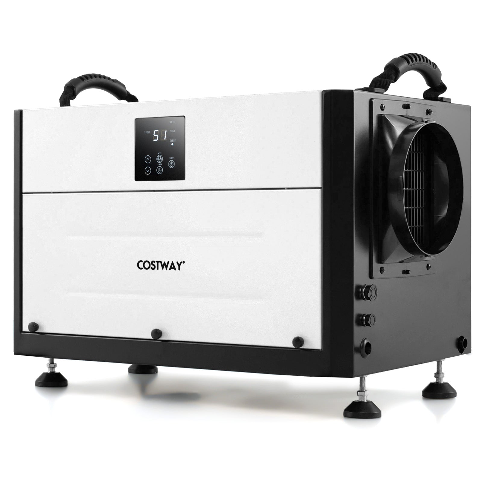 155 Pint Crawl Space Dehumidifier with 3 Modes and 24H Time, White Dehumidifiers at Gallery Canada