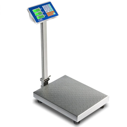 Digital Floor Folding Scale, 660 lbs, Silver Kitchen Tools Silver at Gallery Canada