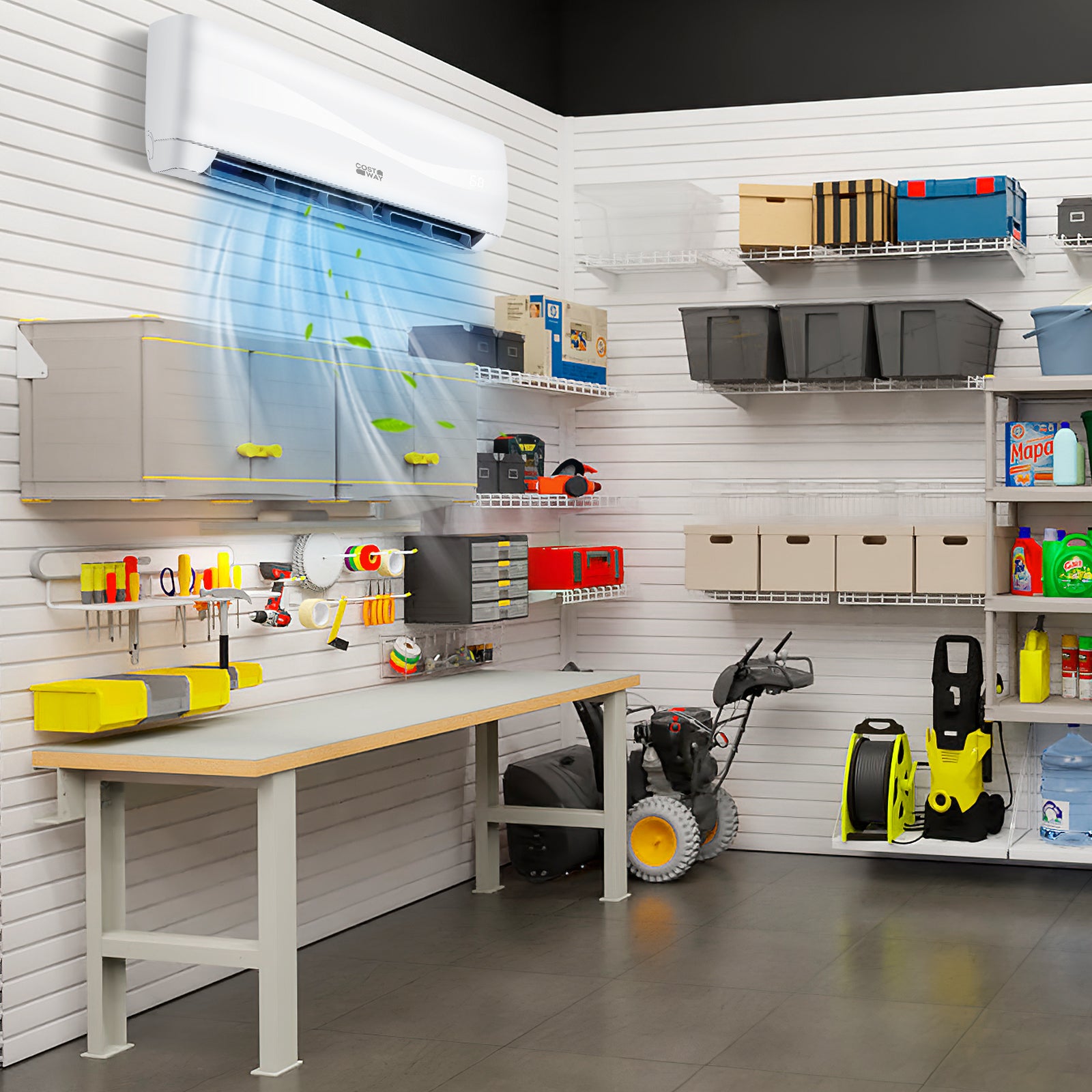 Blast Series 12000 BTU 20 SEER2 115V Ductless Mini Split Air Conditioner, White Mini Split Air Conditioners at Gallery Canada