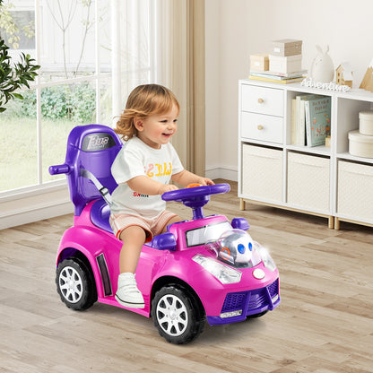 3 In 1 Push Car Stroller, Pink Push & Pedal Ride On Toys at Gallery Canada