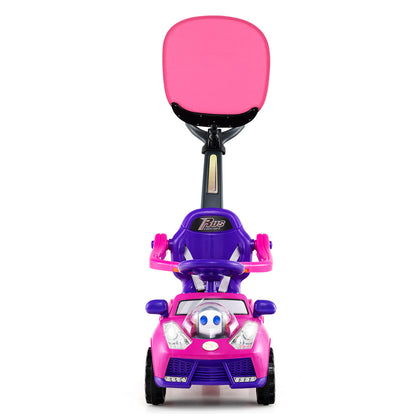 3 In 1 Push Car Stroller, Pink Push & Pedal Ride On Toys at Gallery Canada