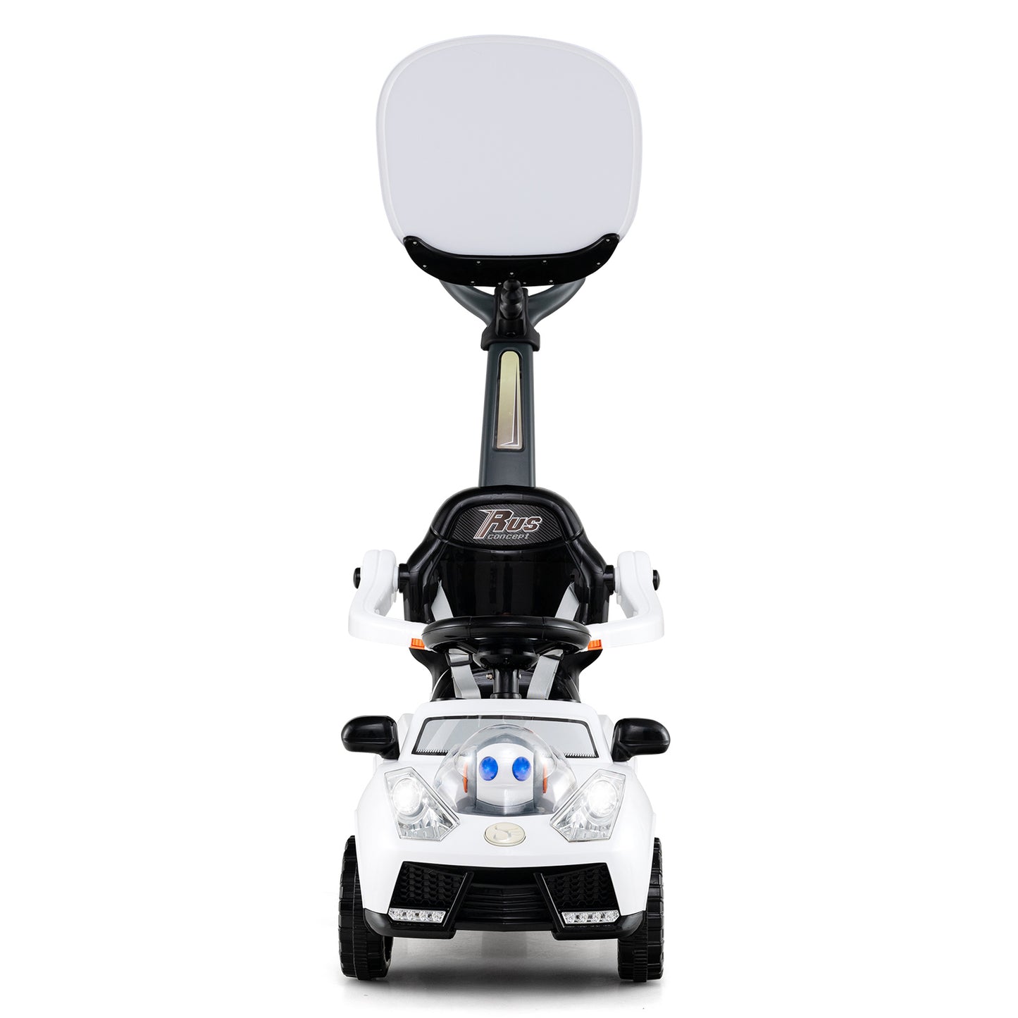 3 in 1 Push Car for Toddler Stroller Sliding Walking Car for Boys and Girls, White Push & Pedal Ride On Toys at Gallery Canada