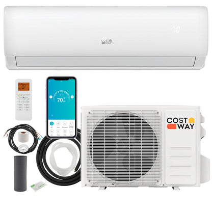 11500 BTU 115V Mini Split Air Conditioner and Heater Pump System Wifi Enabled, White Mini Split Air Conditioners at Gallery Canada
