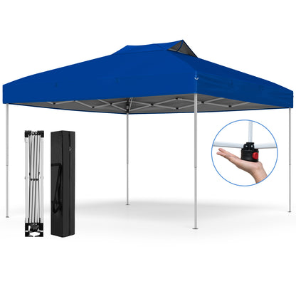 10 X 10 FT Foldable Outdoor Patio Shelter Canopy Tent, Blue Canopies at Gallery Canada