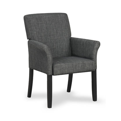 Executive Guest Chair, Reception Waiting Room Arm Chair, Gray