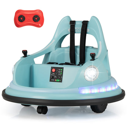 12V Kids Ride On Bumper Car, Remote Control, Dual Joysticks, Blue Powered Ride On Toys at Gallery Canada