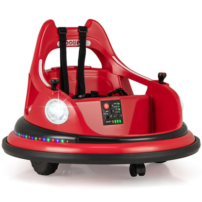 12V Kids Ride On Bumper Car with Remote Control and Dual Joysticks, Red Powered Ride On Toys at Gallery Canada