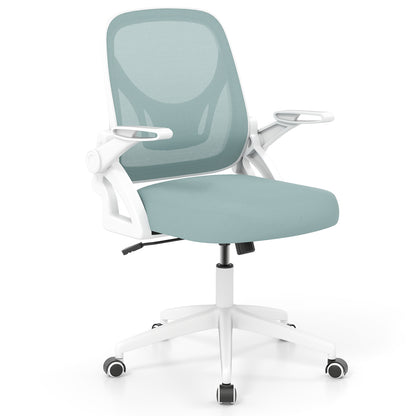 Ergonomic Computer Desk Chair, Flip-Up Arms, Navy Ergonomic Chairs Navy at Gallery Canada
