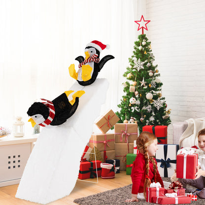 4 Feet Christmas Penguin Ice Skating Decor, Multicolor Christmas Decor & Accessories at Gallery Canada