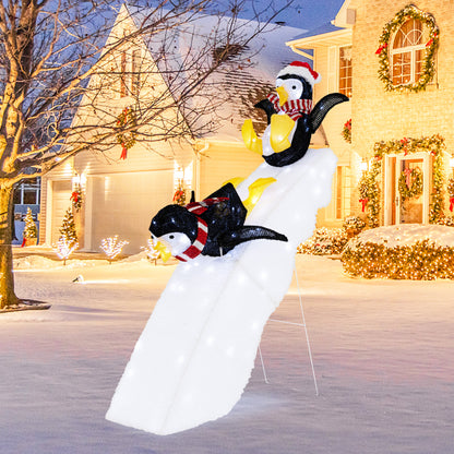 4 Feet Christmas Penguin Ice Skating Decor, Multicolor Christmas Decor & Accessories at Gallery Canada