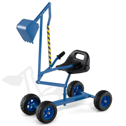 Sand Digger for Kids with 2-Handed Controls and Flexible Shovel, Blue Sandboxes Blue at Gallery Canada