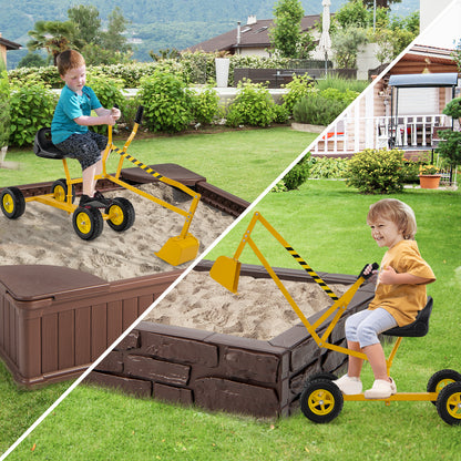 Kids Sand Digger, 2-Handed Controls, Flexible Shovel, Yellow Sandboxes at Gallery Canada