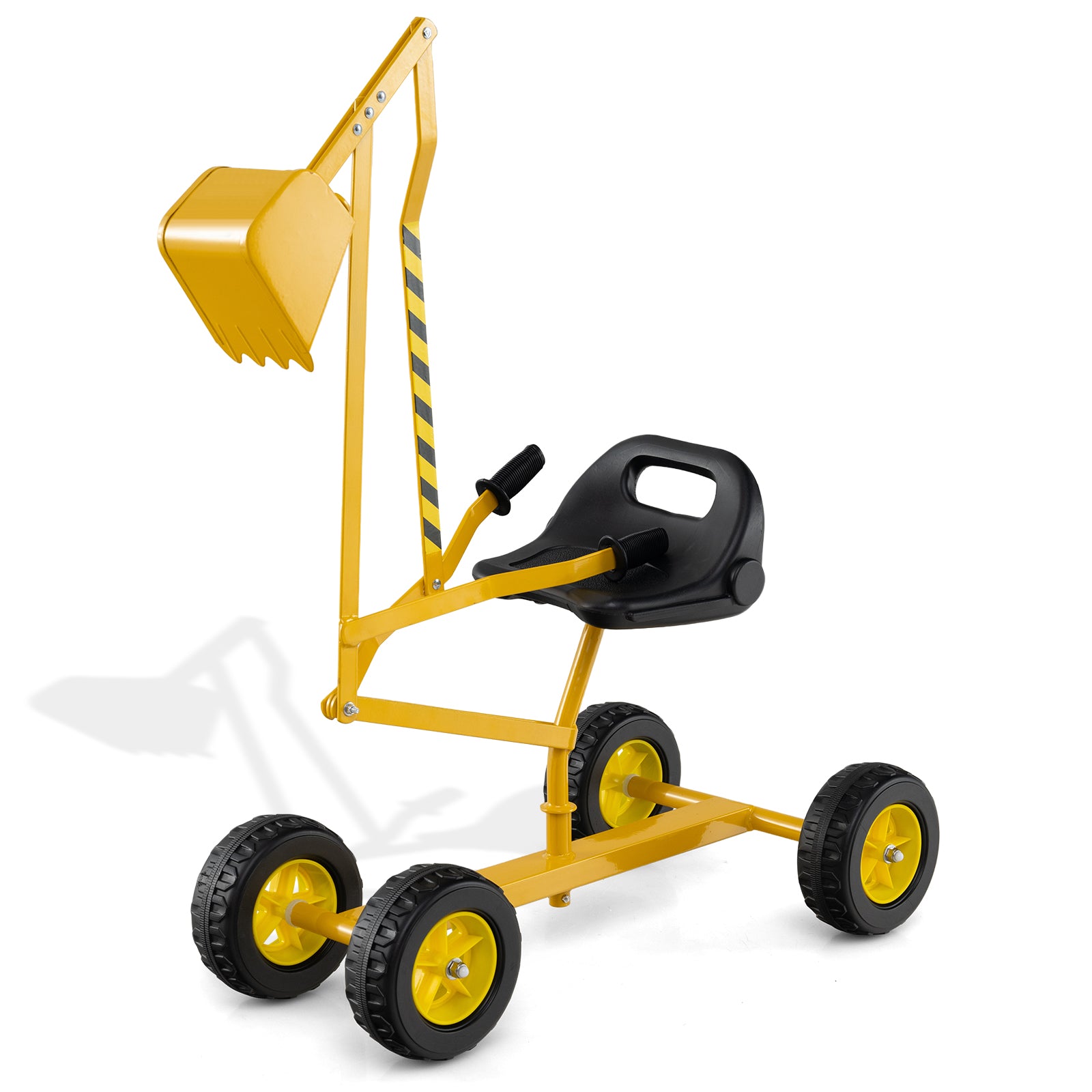 Kids Sand Digger, 2-Handed Controls, Flexible Shovel, Yellow Sandboxes Yellow at Gallery Canada