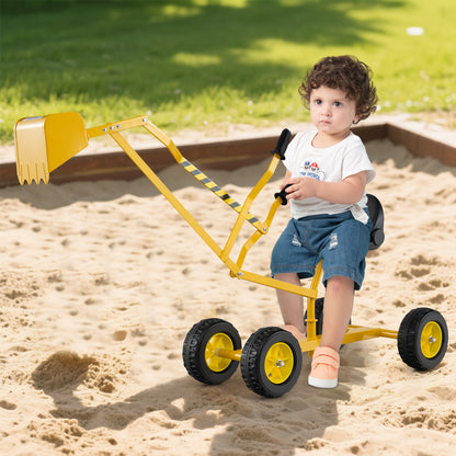 Kids Sand Digger, 2-Handed Controls, Flexible Shovel, Yellow Sandboxes at Gallery Canada