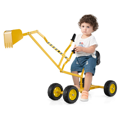 Kids Sand Digger, 2-Handed Controls, Flexible Shovel, Yellow Sandboxes at Gallery Canada