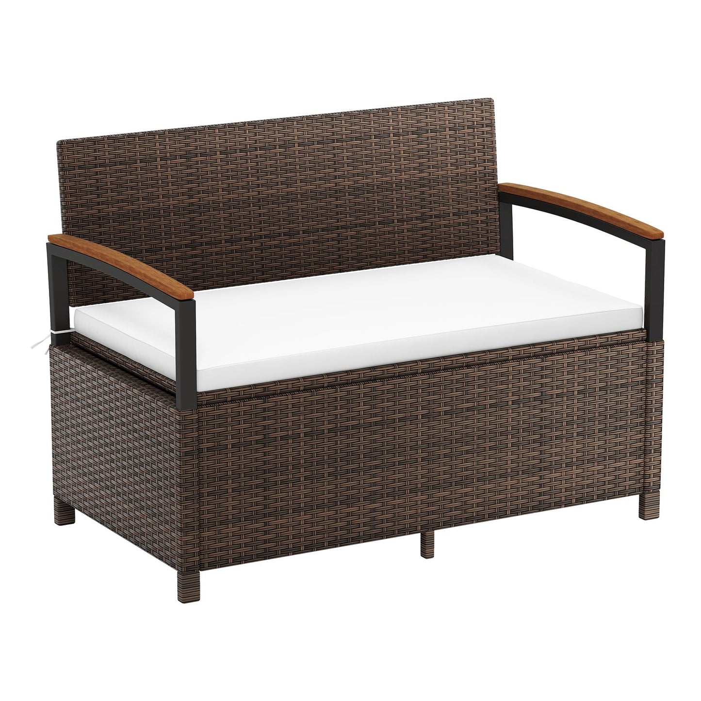 Outdoor Storage Bench Deck Box, White Sheds & Outdoor Storage White at Gallery Canada