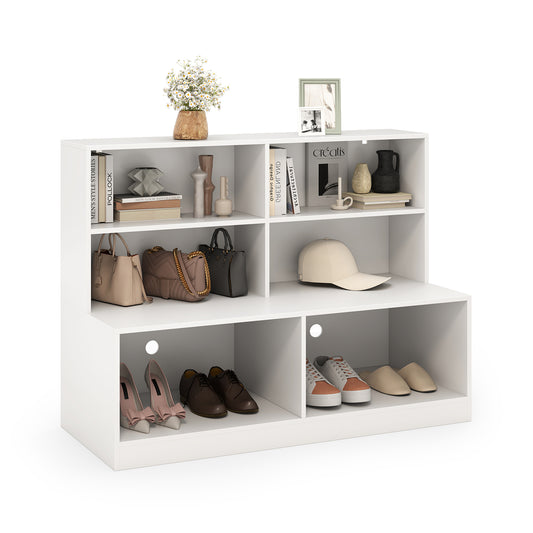 Shoe Cabinet, 2 Anti-Tipping Kits, White Shoe Racks & Storage Benches White at Gallery Canada