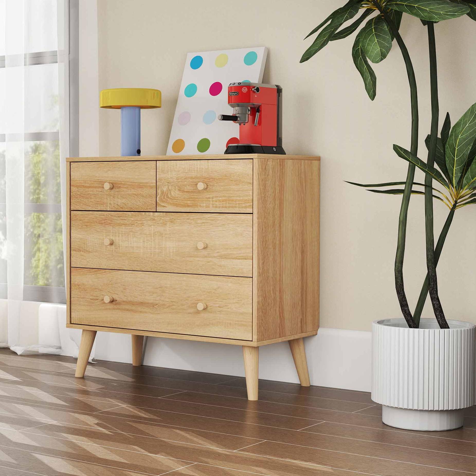 4-Piece Modern Dining Set with Chairs Bar Stools Dresser and Glass Dining Table Dining Room Sets at Gallery Canada