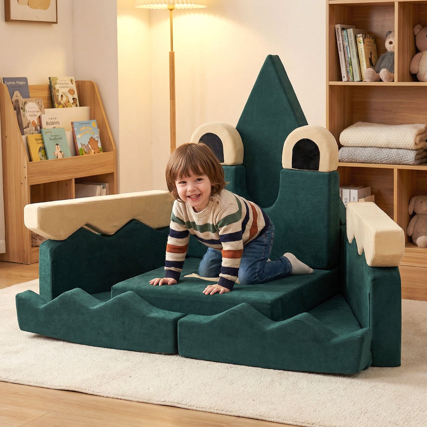 17 Pieces Modular Kids Play Couch for Inspiring Creativity Kids Chairs & Seating at Gallery Canada