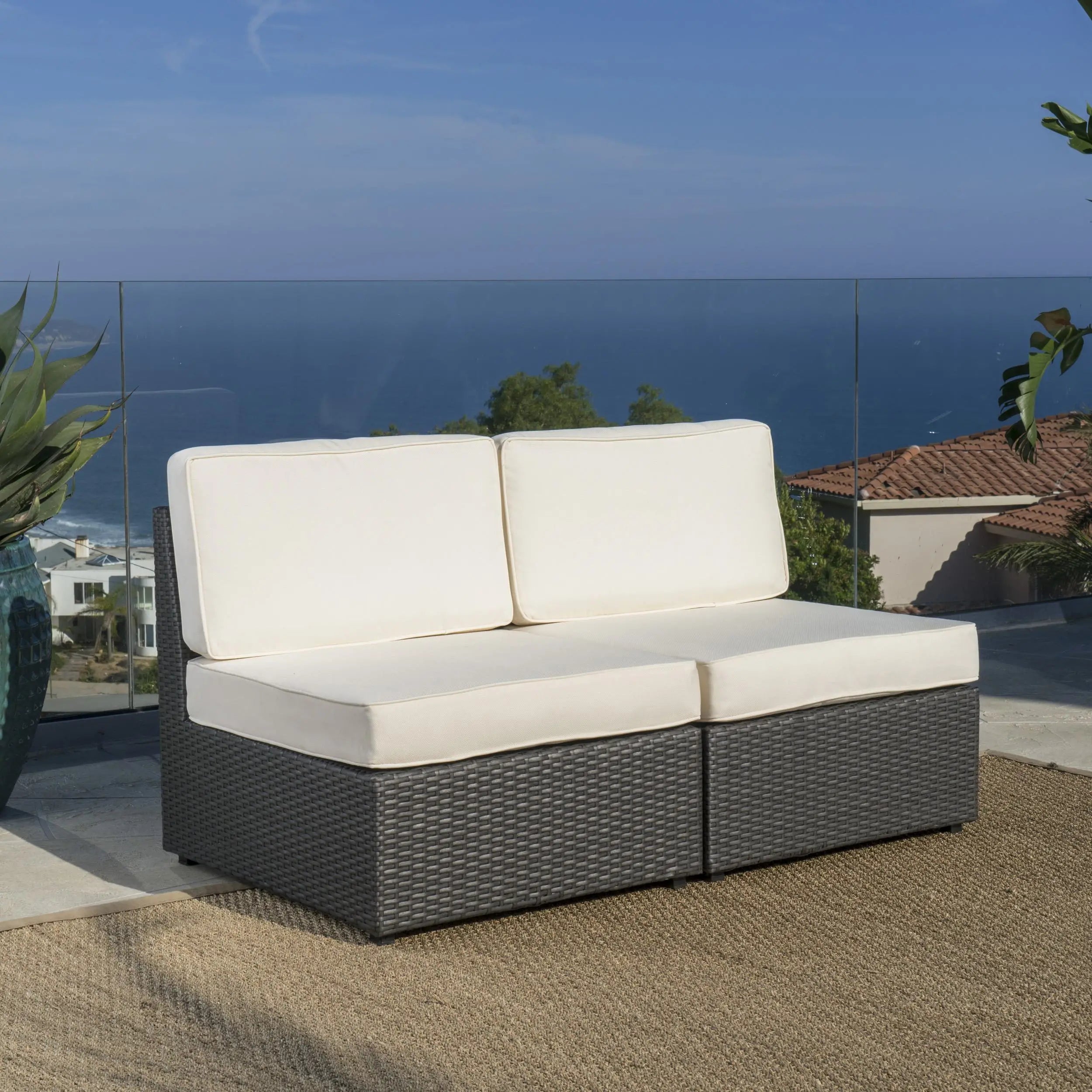 Patio Chair Set, Water Resistant Cushions, 26