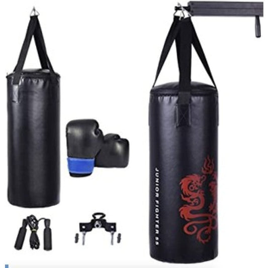 Fitness Room Bundle: Punching Boxing Set + 3 in 1 Folding Treadmill + 3 Pieces Kettlebell Weight Set + 4-Panel Folding Gymnastics Mat + Accent Chair Sports Options at Gallery Canada