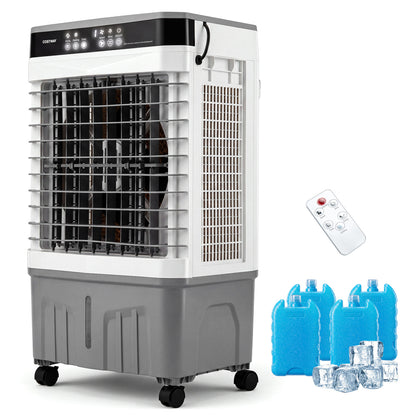 1800 CFM Evaporative Air Cooler, 4 Gal Water Tank, White Air Coolers at Gallery Canada