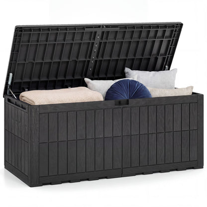 180 Gal Outdoor Deck Box, Lockable Storage Bin, Black Sheds & Outdoor Storage at Gallery Canada