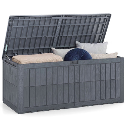 180 Gal Outdoor Deck Box, Lockable Storage Bin, Gray Sheds & Outdoor Storage at Gallery Canada