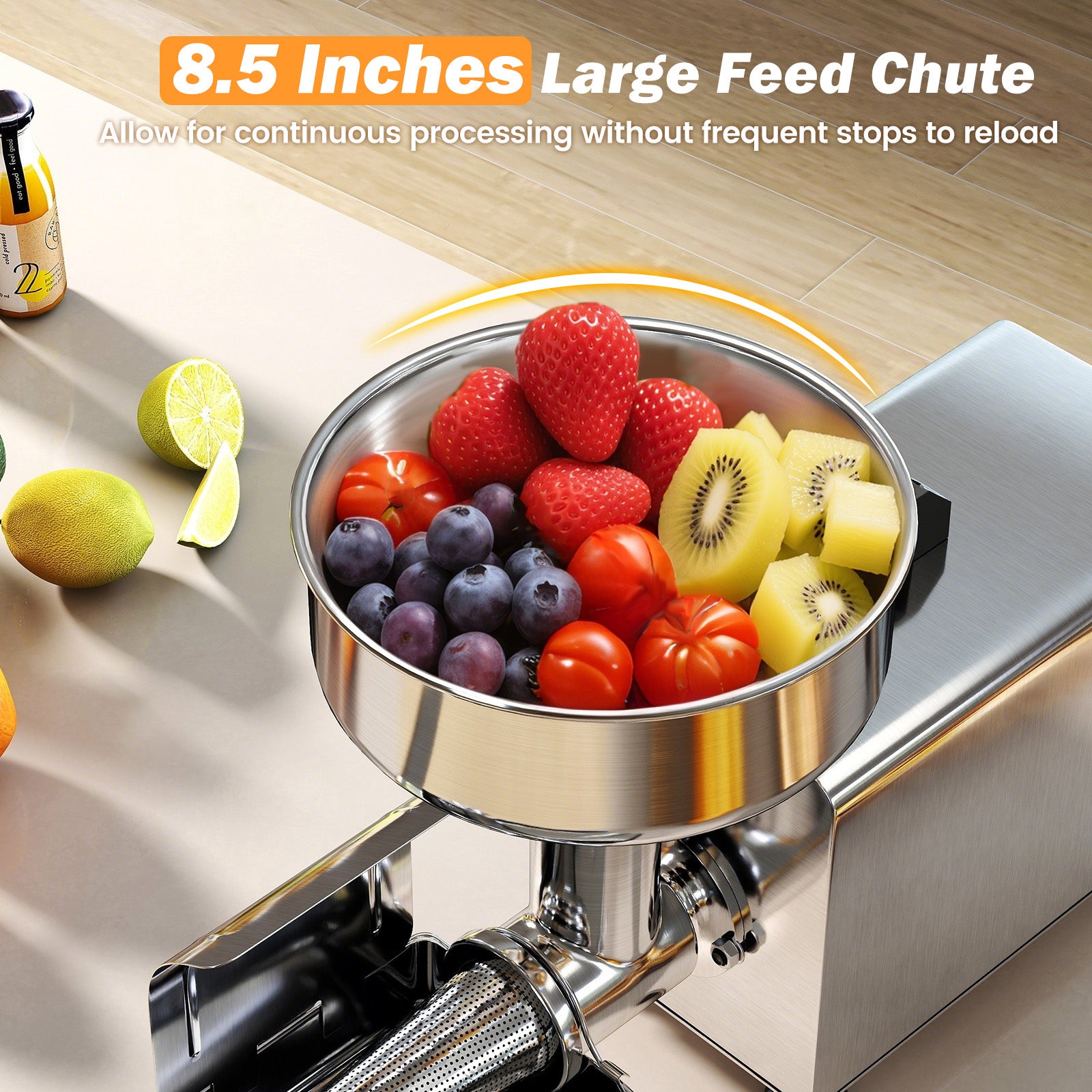 450W Electric Tomato Strainer, Stainless Steel Sauce Maker, Silver Food Grinders & Mills at Gallery Canada