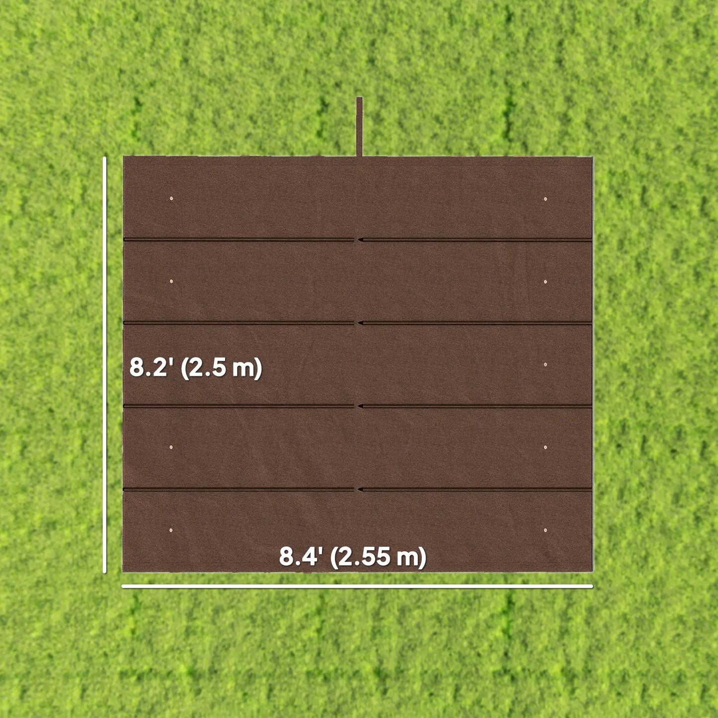 Retractable Pergola Canopy, 10' x 10', Coffee Gazebo Canopy Replacement at Gallery Canada