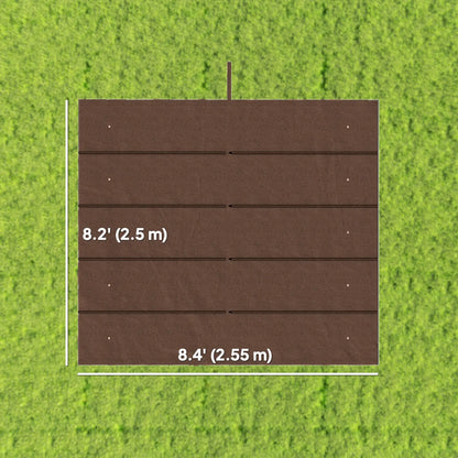 Retractable Pergola Canopy, 10' x 10', Coffee Gazebo Canopy Replacement at Gallery Canada