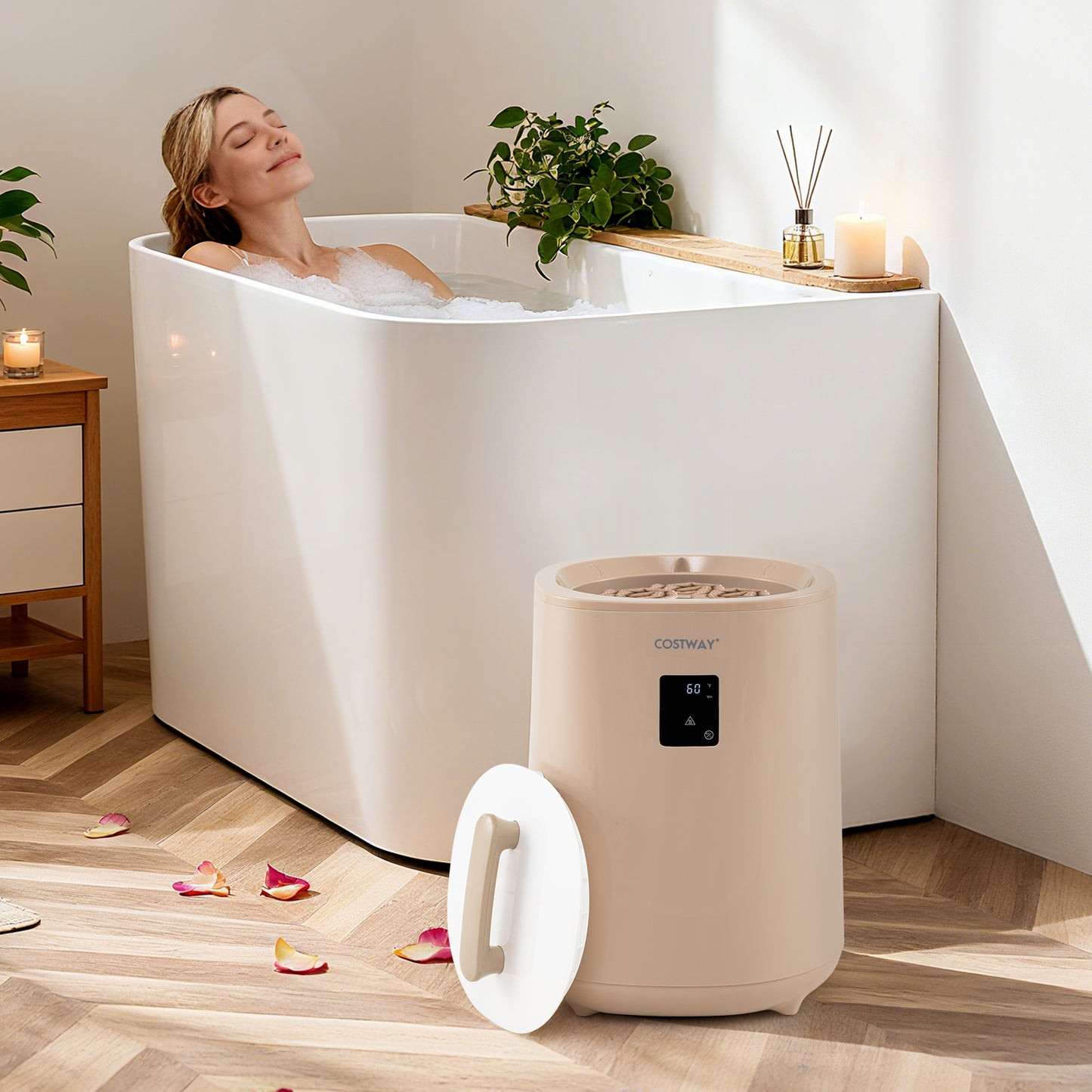 18L Large Towel Warmer with LED Display and Auto Shut off, Coffee Dryers at Gallery Canada