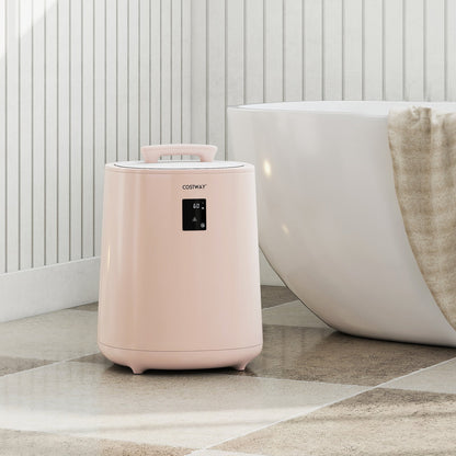 18L Large Towel Warmer with LED Display and Auto Shut off, Pink Dryers at Gallery Canada