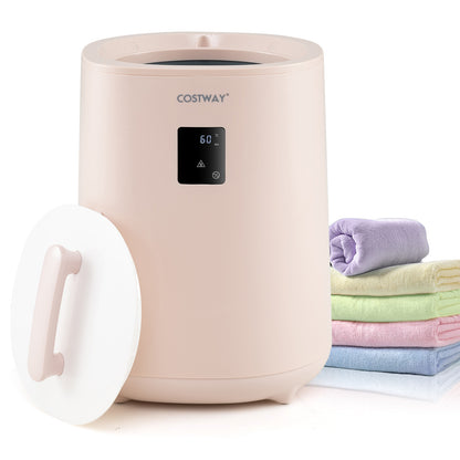 18L Large Towel Warmer, LED Display, Auto Shut Off, Pink Dryers at Gallery Canada