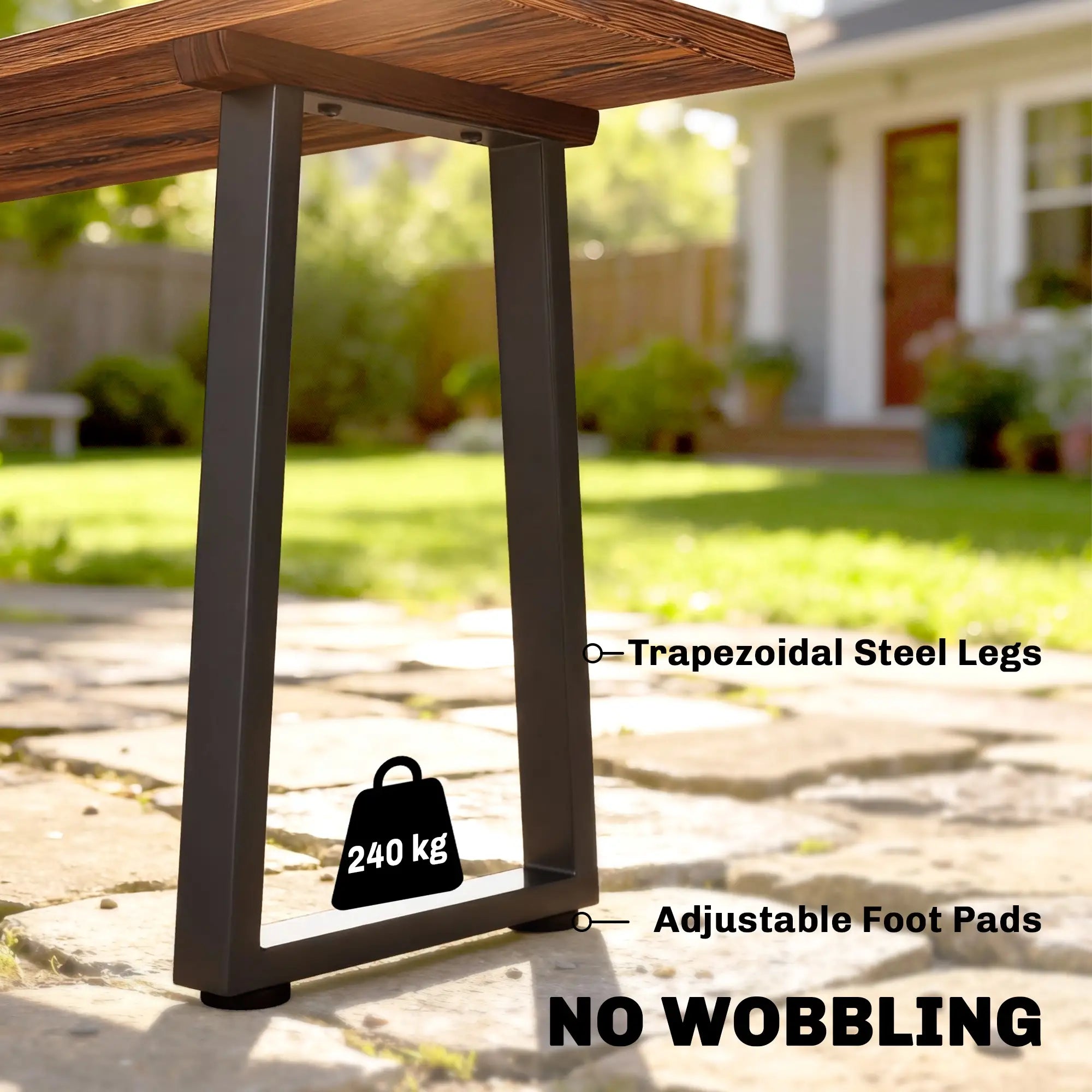 Outdoor Wood Bench For Two, 59