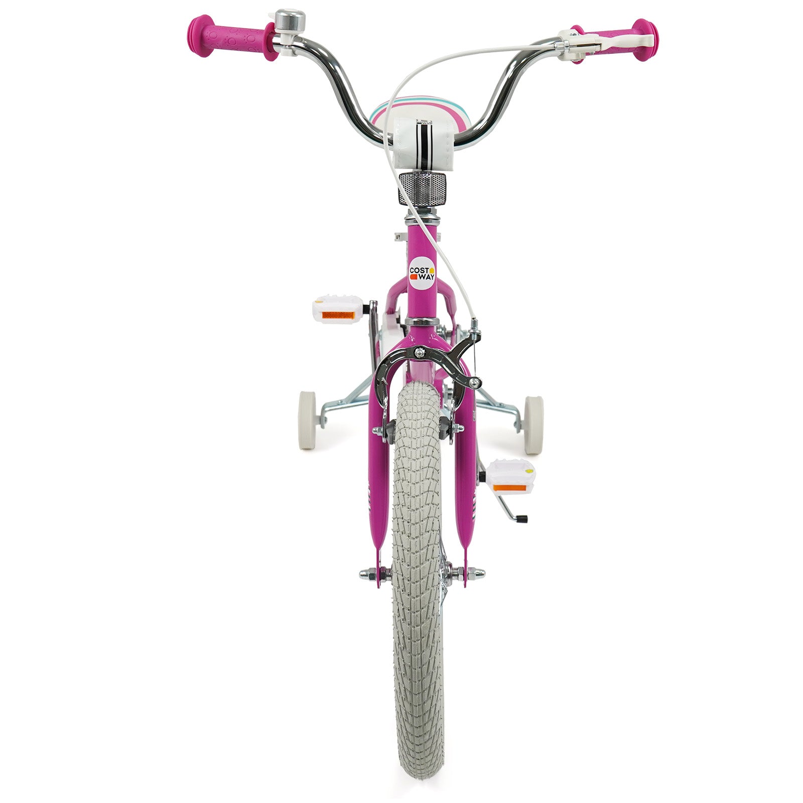 18 Inch Kids Bike for Aged 3-8 Years Old with Adjustable Handlebar Pink- Starlight Wave, Pink Kids Bike at Gallery Canada