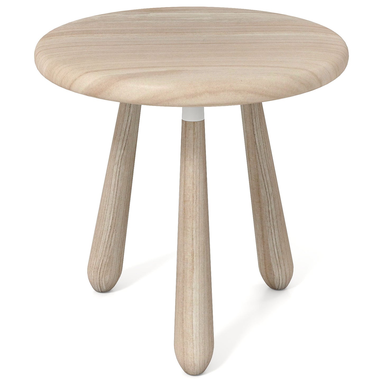 18 Inch Outdoor Mahogany Wood Side Table with Thickened Board, Natural End & Side Tables at Gallery Canada