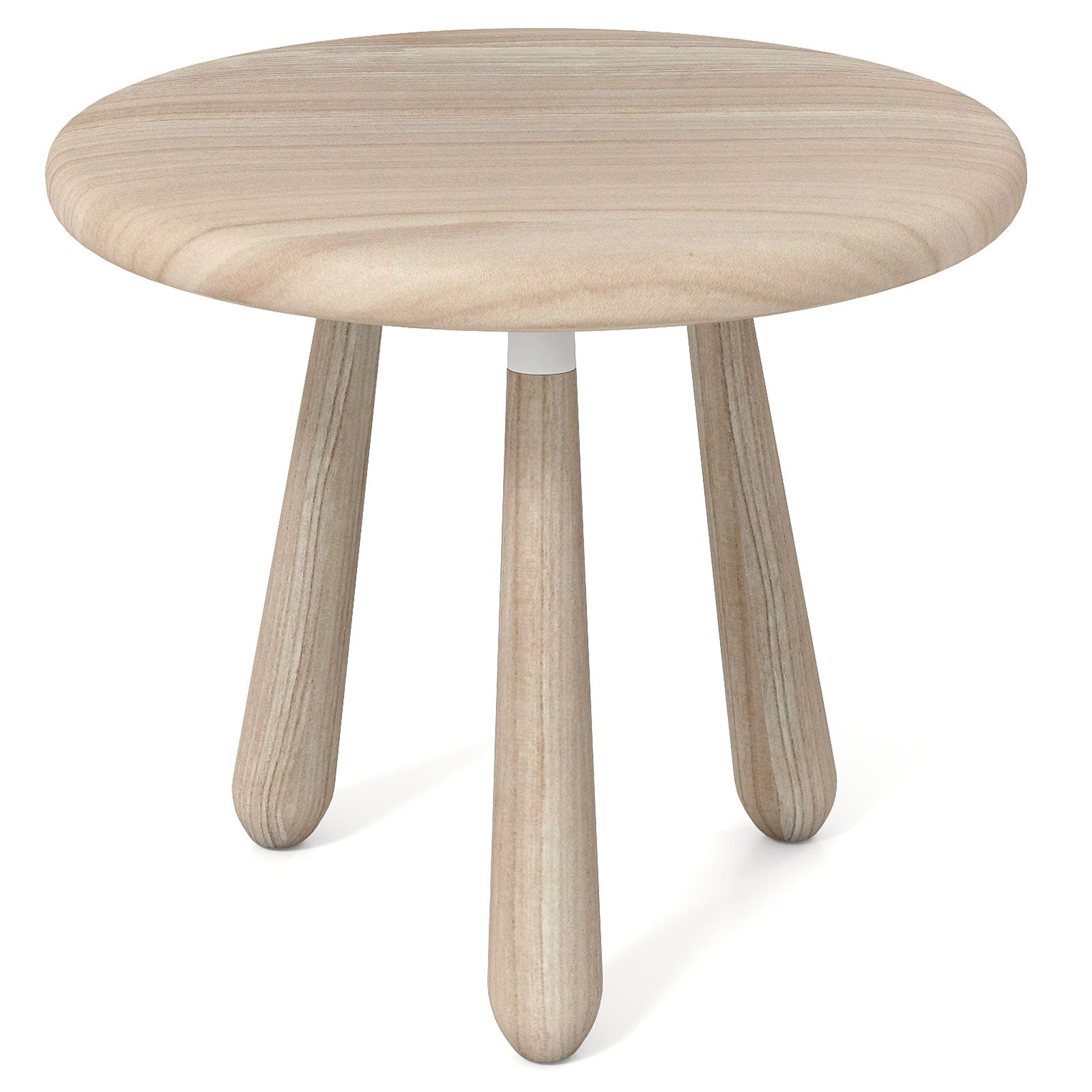 18 Inch Outdoor Mahogany Wood Side Table with Thickened Board, Natural End & Side Tables at Gallery Canada
