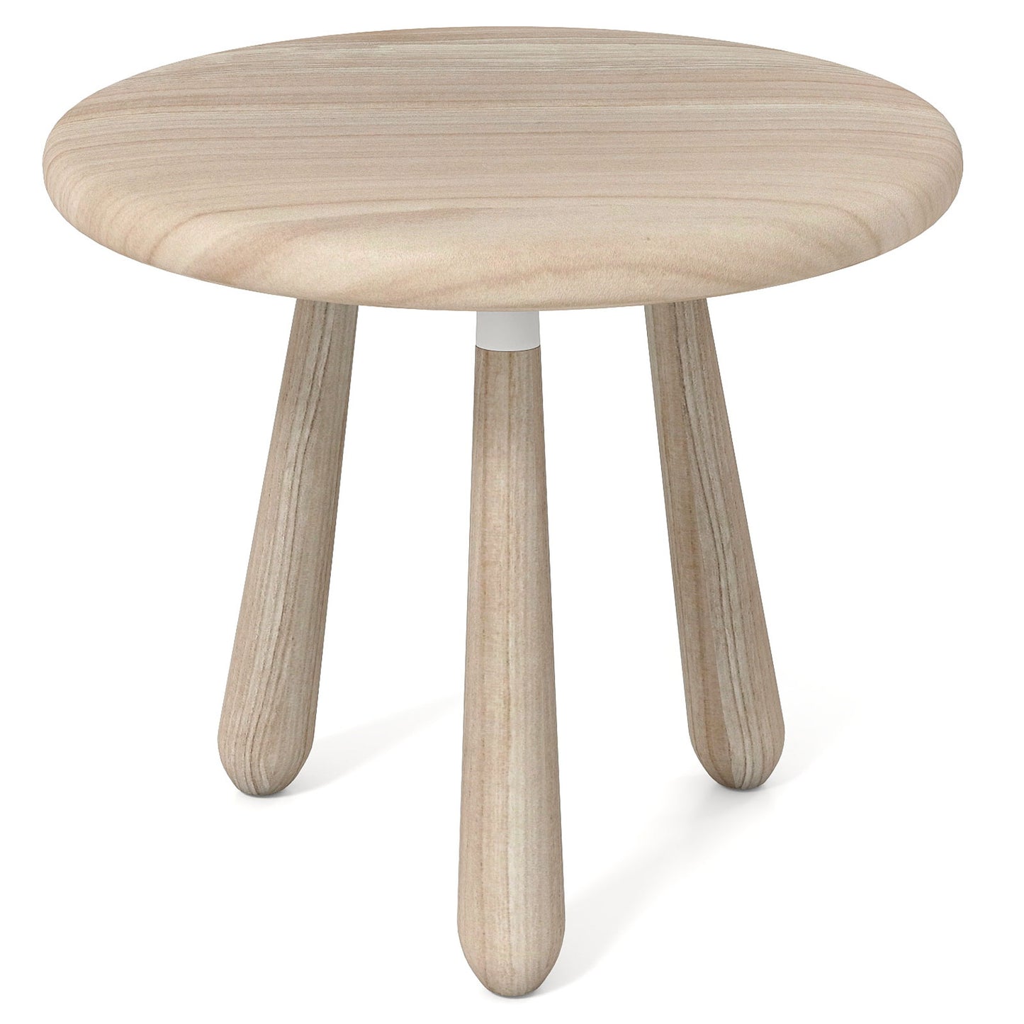 18 Inch Outdoor Mahogany Wood Side Table with Thickened Board, Natural End & Side Tables at Gallery Canada