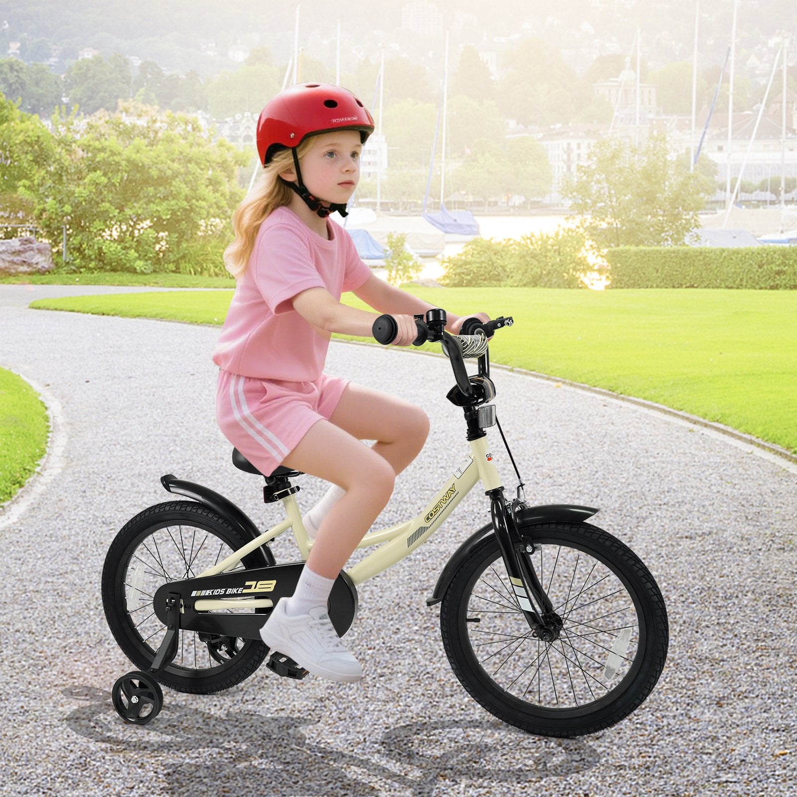 18 Inches Kids Bike Sport Bicycle with Removable Training Wheels Kids Bike at Gallery Canada