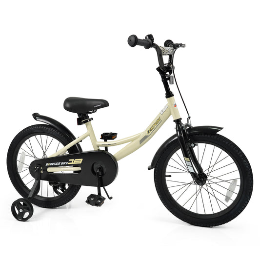 Kids Bike, 18 Inches, Removable Training Wheels