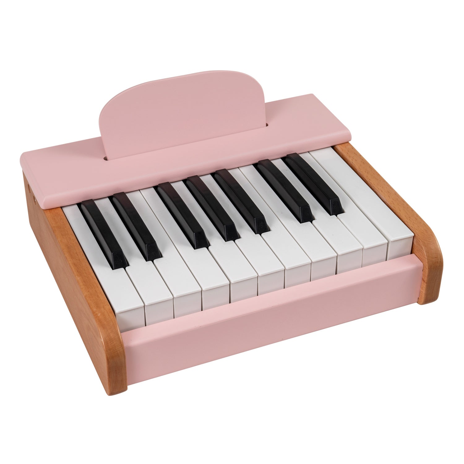 18 Keys Wooden Piano for Kids with Removable Music Stand, Pink Pianos & Keyboards at Gallery Canada