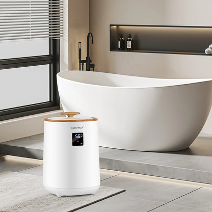 18 L Large Blanket Towel Warmer with LED Display for Bathroom, White Dryers at Gallery Canada