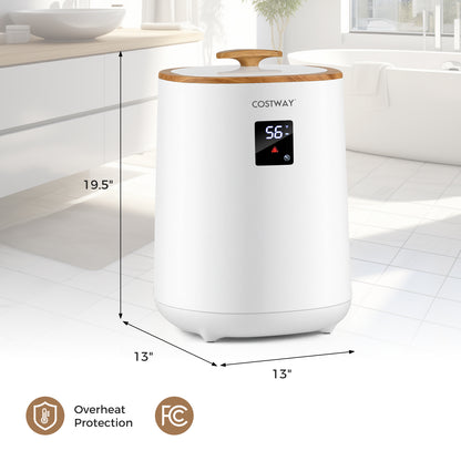 18 L Large Blanket Towel Warmer with LED Display for Bathroom, White Dryers at Gallery Canada