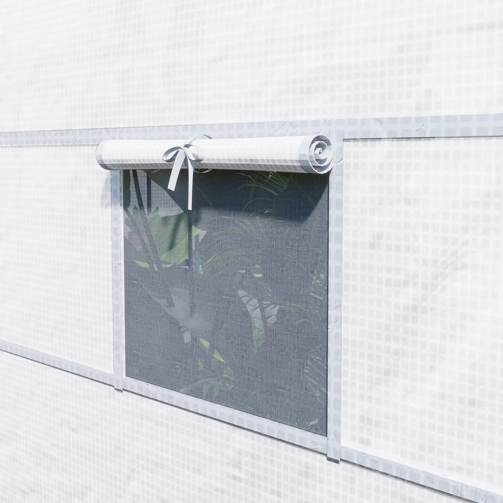 11.5' x 6.6' x 6.6' Portable Walk-In Greenhouse, White Tunnel Greenhouses at Gallery Canada