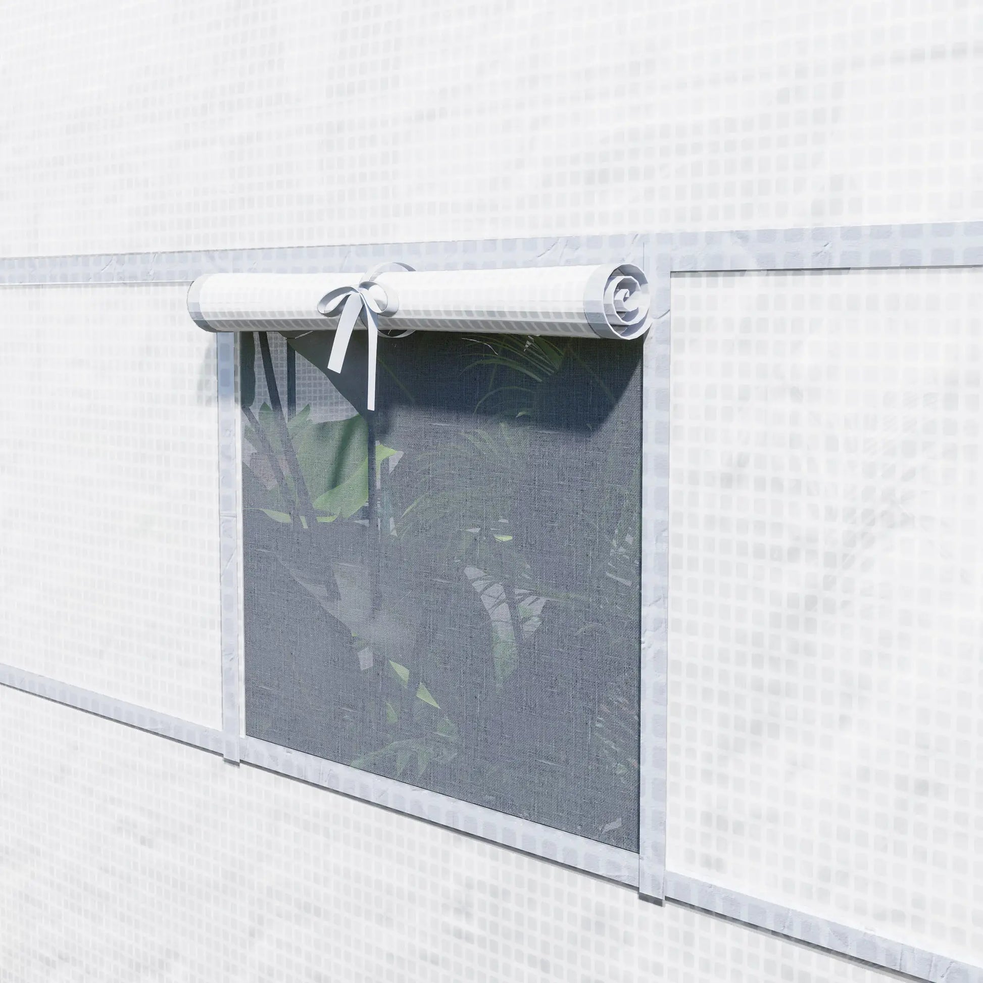 11.5' x 6.6' x 6.6' Portable Walk-In Greenhouse, White Tunnel Greenhouses at Gallery Canada