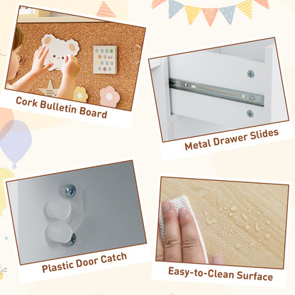 Kids Study Desk and Chair Set Student Table and Chair, Natural Kids Table & Chair Sets at Gallery Canada