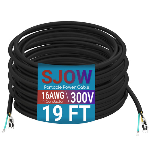 19 FT 16 AWG 4 Conductor Mini Split AC Wire, Black Mini Split AC Parts & Accessories Black at Gallery Canada
