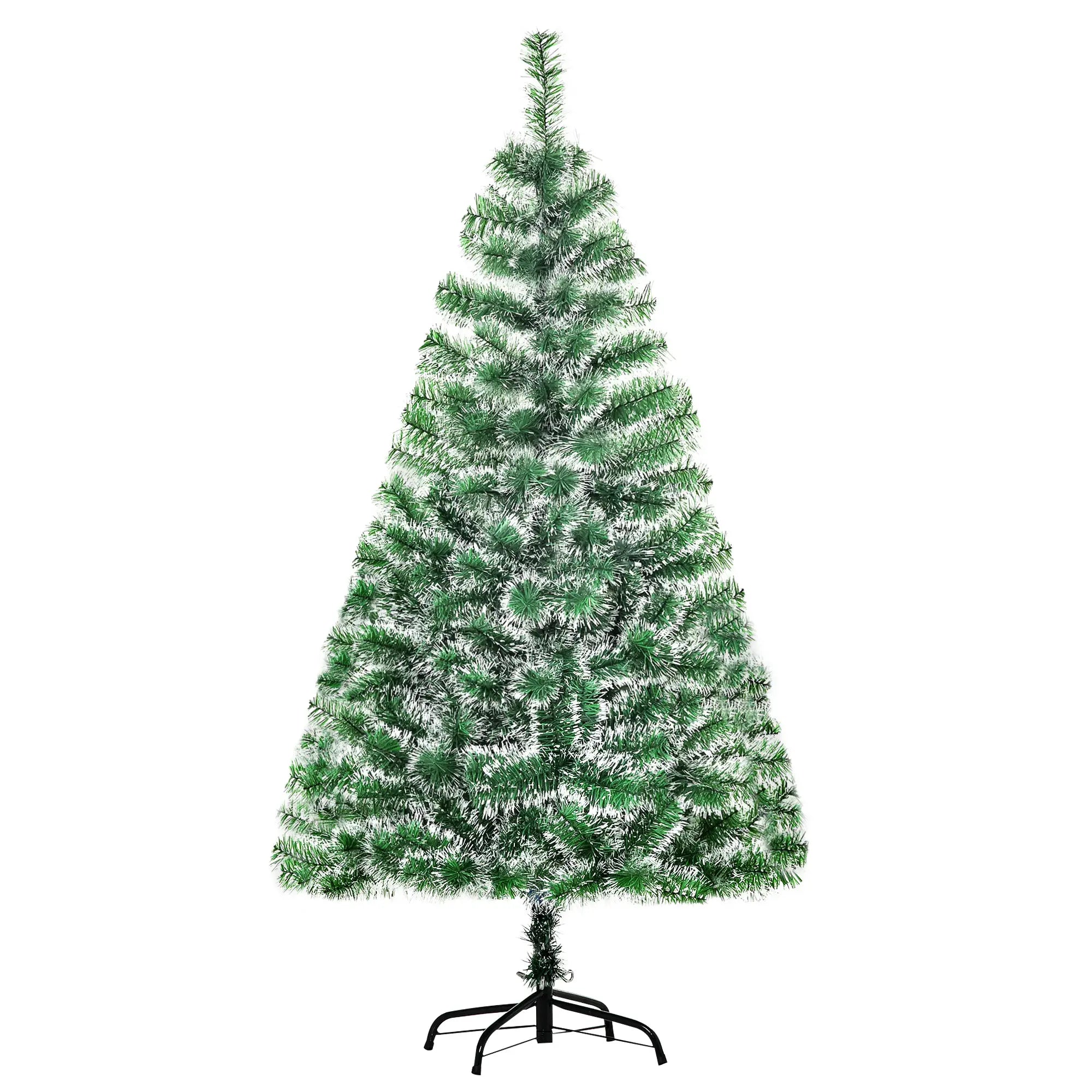 5FT Artificial Christmas Tree, Metal Stand, 416 Tips Artificial Christmas Trees Green at Gallery Canada