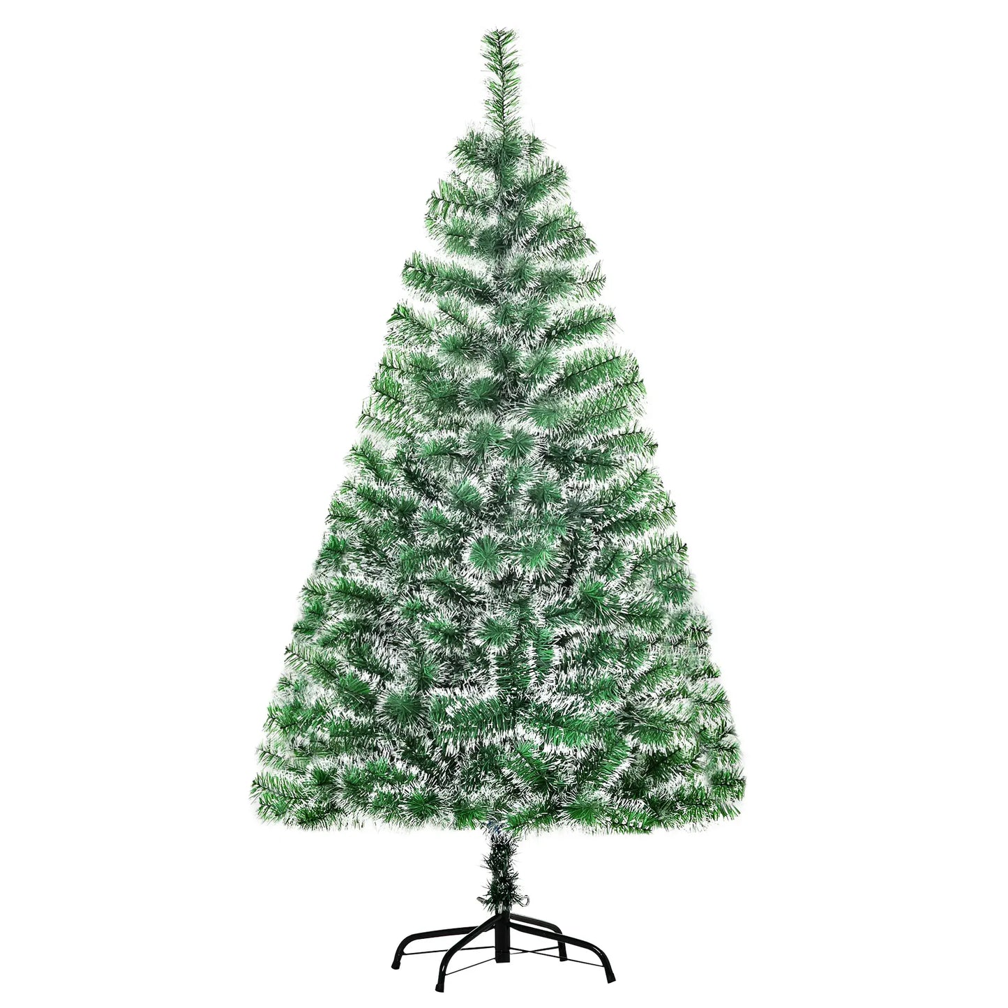 5FT Artificial Christmas Tree, Metal Stand, 416 Tips Artificial Christmas Trees Green at Gallery Canada